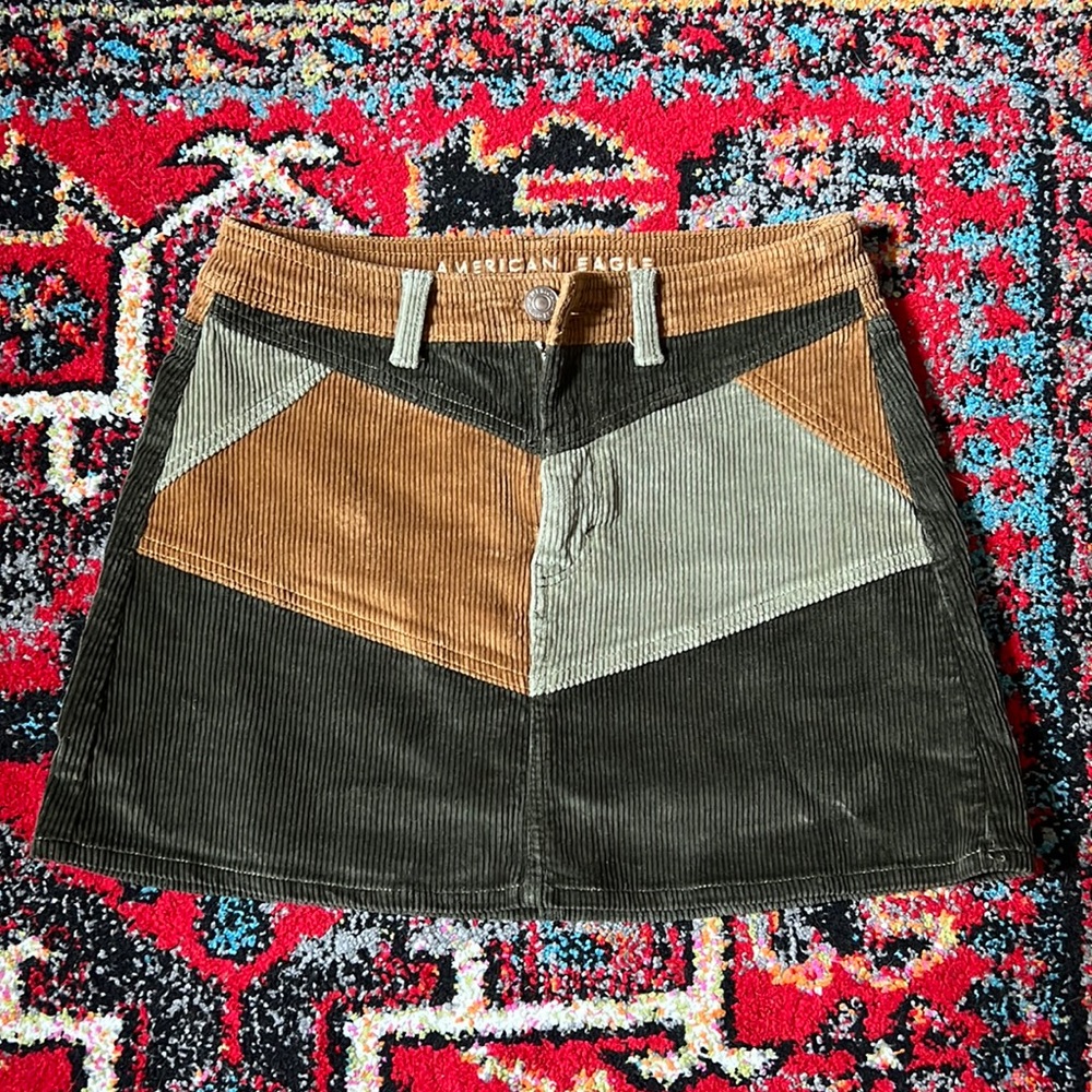 American Eagle Corduroy Mini Skirt